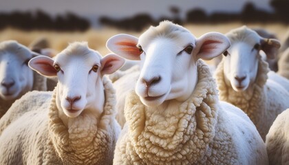 Fototapeta premium sheep and lamb farming