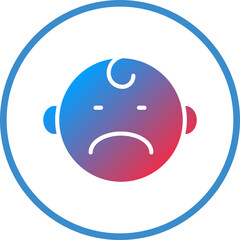 Sad Baby Icon Style