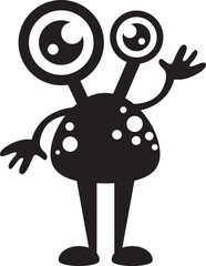 Funny Monster Character