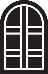 Arch Window Glyph Icon