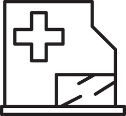 Hospital Building Icon