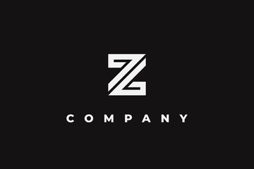 logo letter z monogram abstract