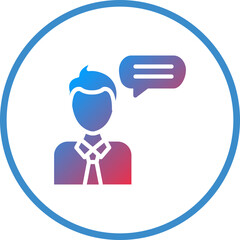 Obraz premium Advisor Icon Style