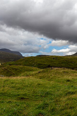 The assynt ruins of Ardvreck castle
