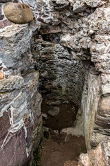 The assynt ruins of Ardvreck castle