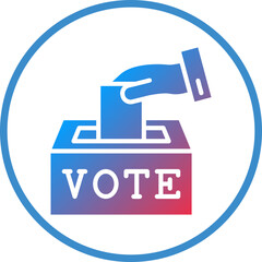 Obraz premium Election Icon Style