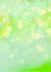 Fototapeta premium Green bokeh effect background for banner, poster, celebrations and various design works