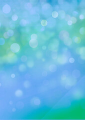 Obraz premium Blue bokeh effect background for banner, poster, celebrations and various design works