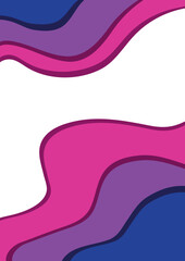 lgbt themed poster with colorful lines i.e. pink and purple colors representing bisexual flag for posters, decor or flyers