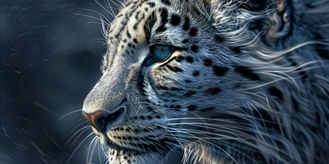 The snow leopard is a snow leopard