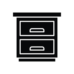 drawer icon vector design template simple and clean