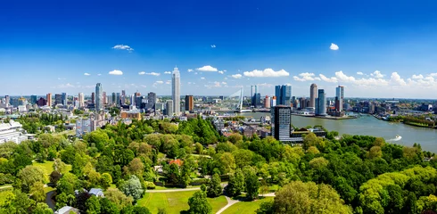 Fototapete Rund Rotterdam Cityscape © engel.ac