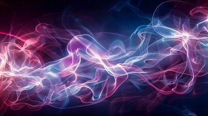 Obraz premium abstract colorful background with electrography waves 