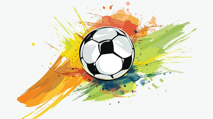 Soccer desing over white background vector illustration
