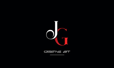 GJ, JG, G, J abstract letters logo monogram