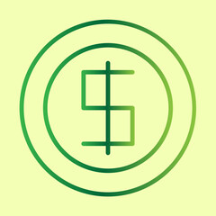 Obraz premium Dollar icon Design