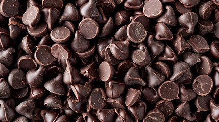 chocolate chips close-up wallpaper texture pattern or background 1