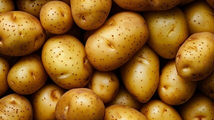 potatoes close-up wallpaper texture pattern or background 3