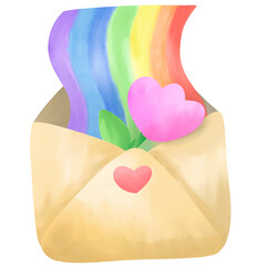 Letter rainbow 