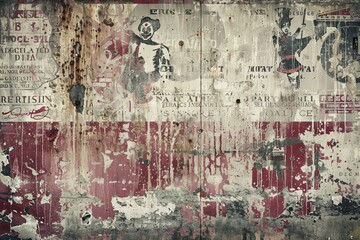 Eerie Vintage Circus Poster Collage