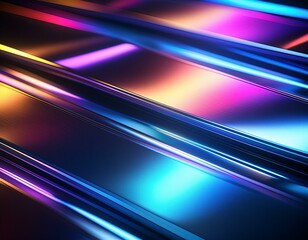 Image of titanium with an anodized finish, featuring vibrant, iridescent colors that shift with the light