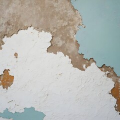 Old Plaster Wall with Peeling Paint
