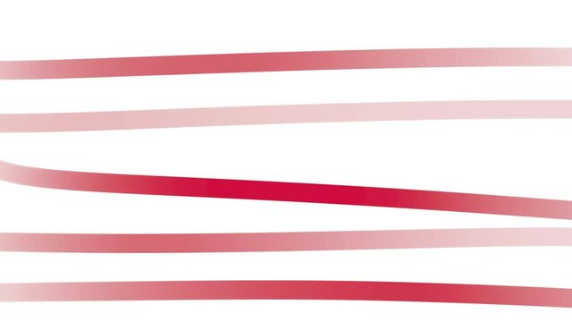 Ribbons or lines appear and flash in different colors on the screen.