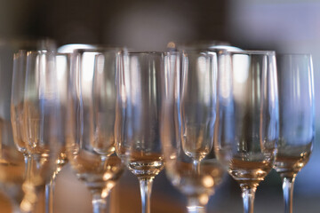 glasses of champagne