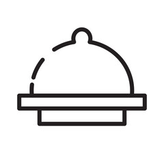 Dinner Dish Food Line Icon