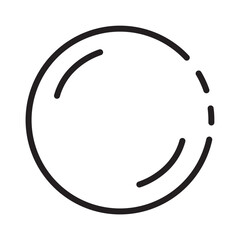 Food Lunch Plate Line Icon