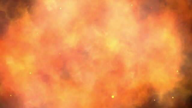 画面いっぱいに燃え盛る炎の背景動画