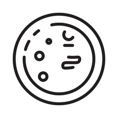 Food Hot Pizza Line Icon