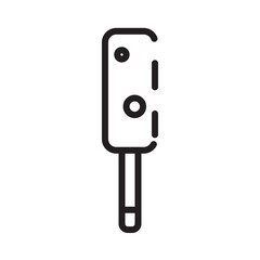 Food Kebab Lunch Line Icon