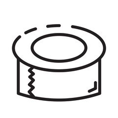 Desk Gutter Office Line Icon