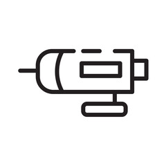 Desk Office Pen Line Icon