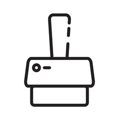 Office Stamp Tool Line Icon