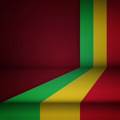 Fototapeta premium Edge background Mali graphic and label.