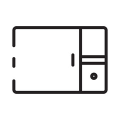 Food Microwave Oven Line Icon