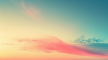 A beautiful sky with a pinkish orange hue