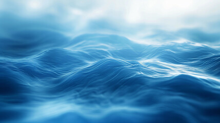 The image is of a large body of water with a blue color - Powered by Adobe