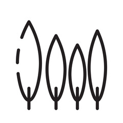 Ecology Forest Garden Line Icon