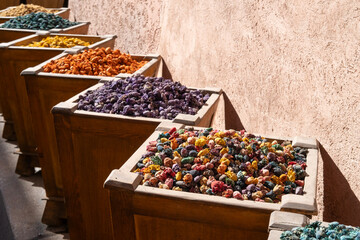 Moroccan oriental spice, warmth Moroccan culture, traditional oriental shades, culinary heritage...