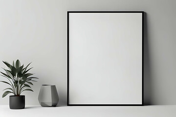 Frame Blank Mock-up minimalist. Minimalist Picture Mock-up