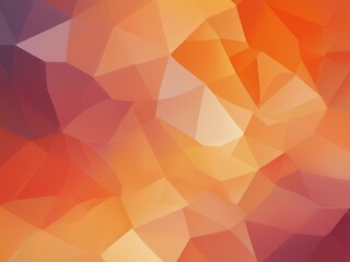 Orange-Red Low Poly Background, Triangle Shapes,  Graphic Resources, Wallpaper, Design 