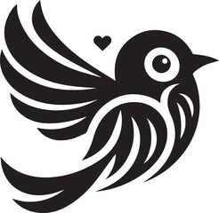 black and white bird