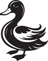 duck isolated on white