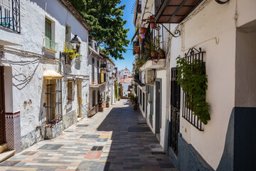 Townscape of Marbella on the Costa del Sol
