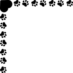 Obraz premium Cat Paw Corner