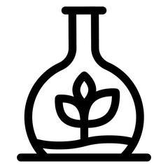 bong line icon isolated on white background