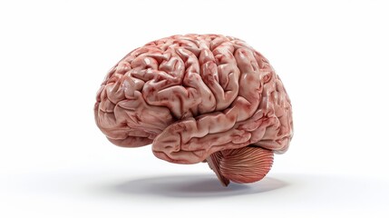 3D rendering illustration of a human brain. Anatomy of human illustration.
